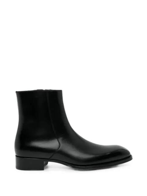 TOM FORD calf leather ankle boots