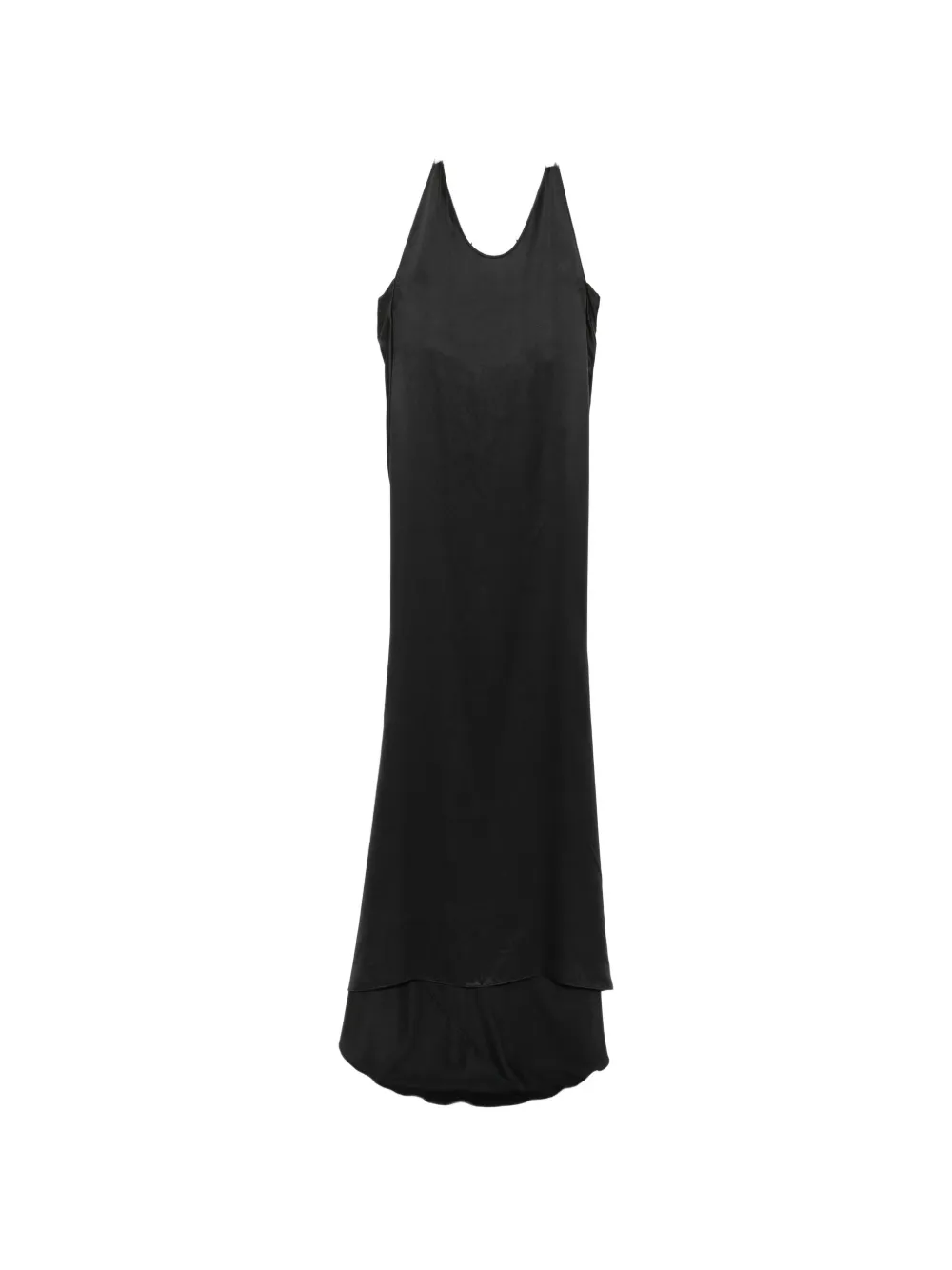 TOM FORD Peach-Feel silk halter-neck evening dress - Schwarz
