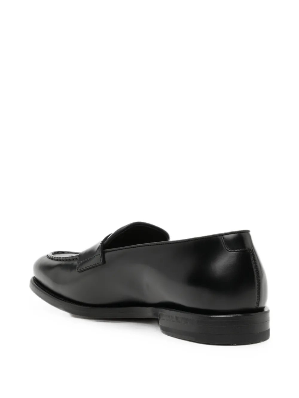 TOM FORD Penny leather loafers Zwart