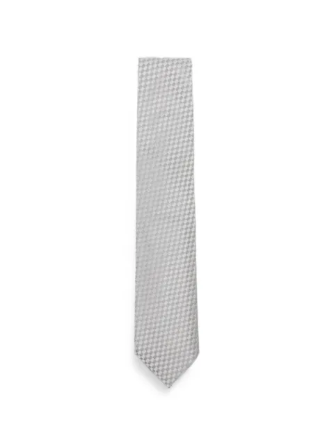 TOM FORD net-pattern satin tie