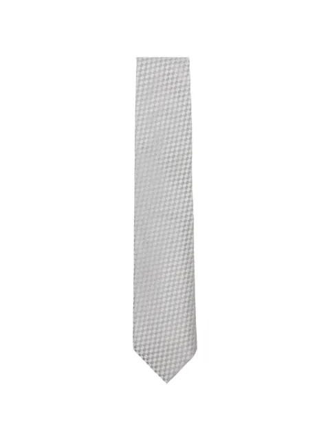 TOM FORD net-pattern satin tie