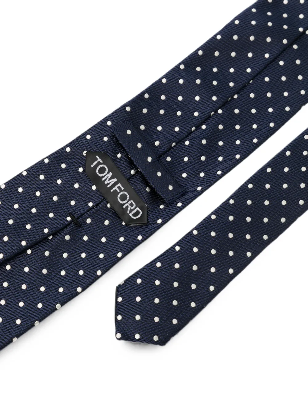 TOM FORD Stropdas met stippen Blauw