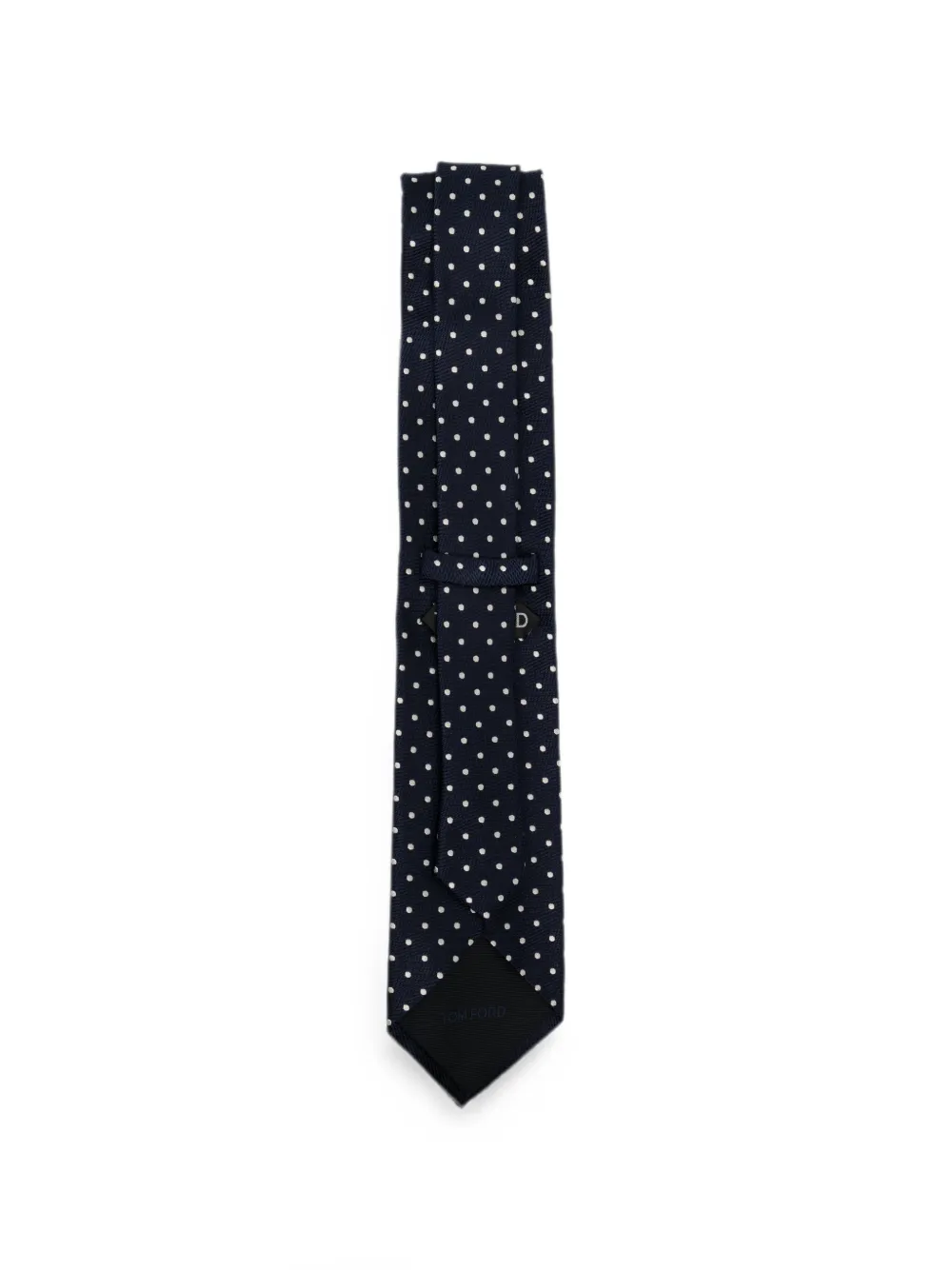 TOM FORD Stropdas met stippen Blauw