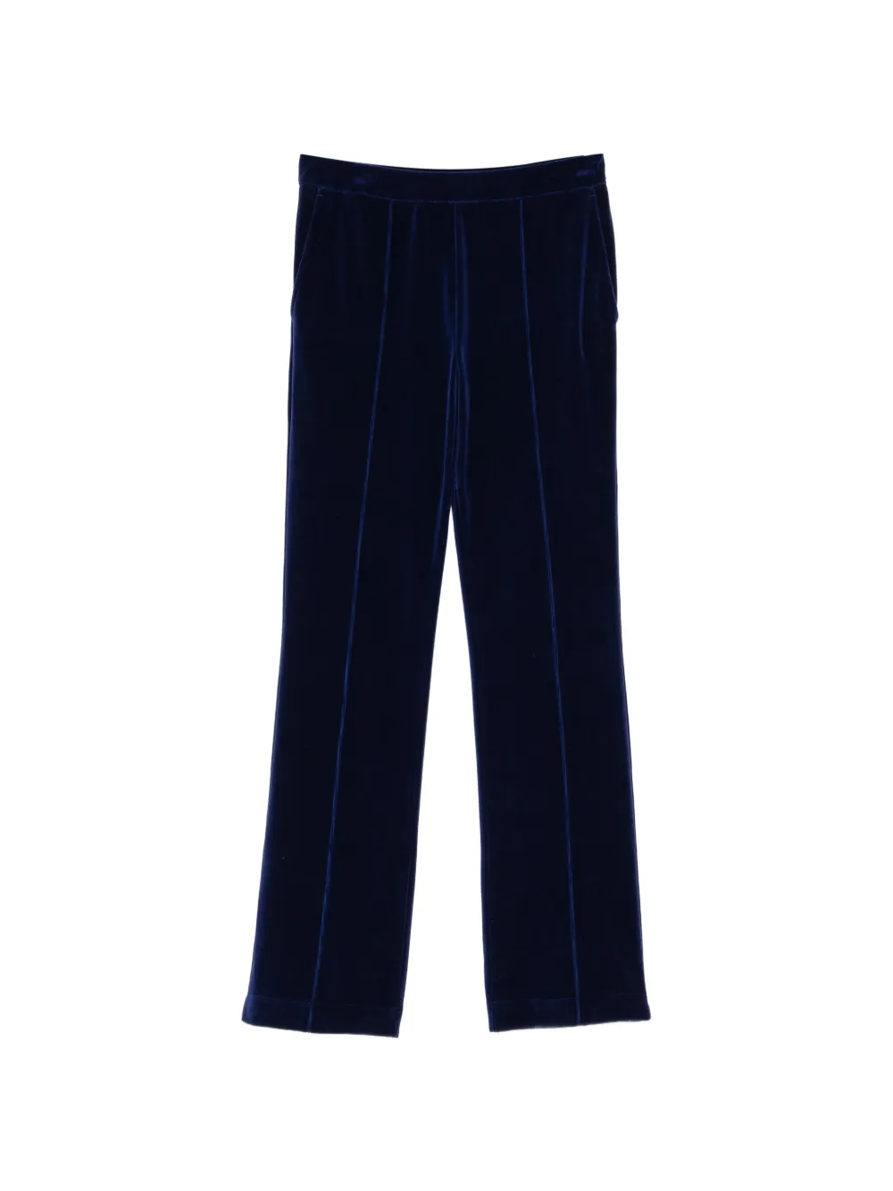 TOM FORD velour tonal TF embroidered joggers - Blau