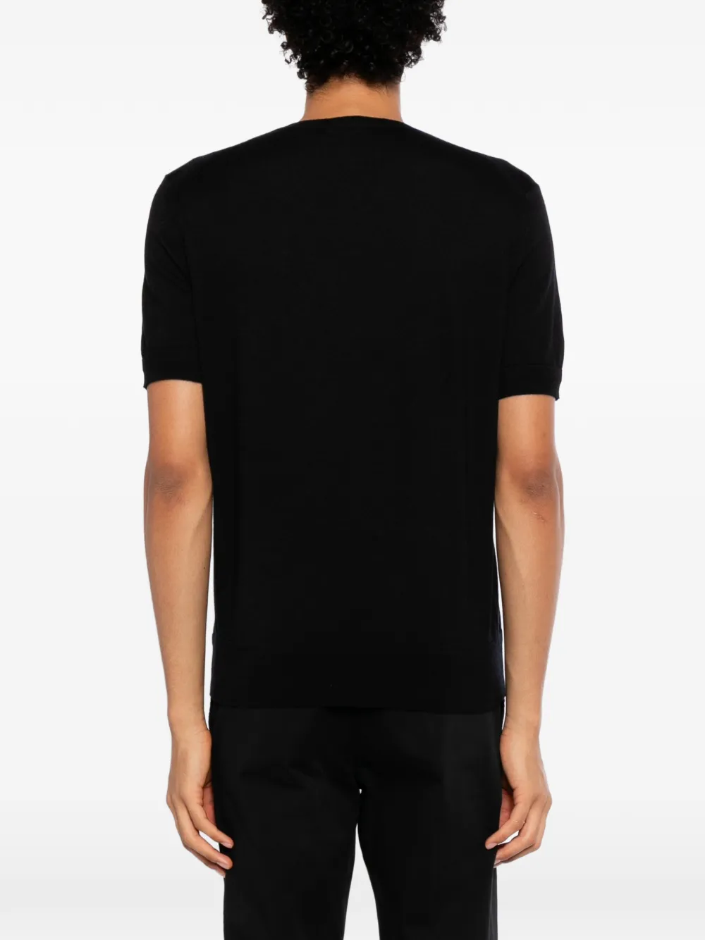 TOM FORD Fijngebreid T-shirt Zwart