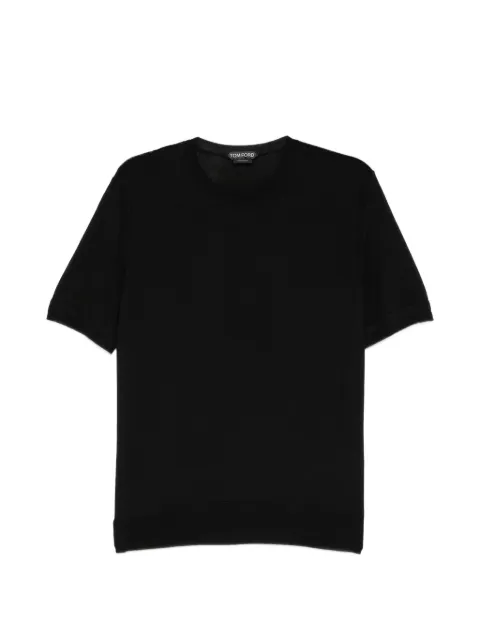 TOM FORD fine-knit short-sleeve T-shirt