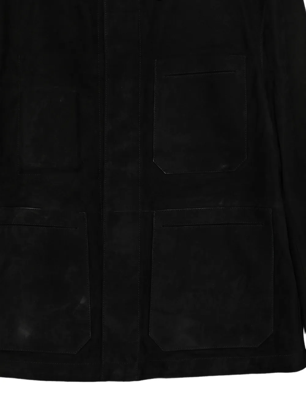 TOM FORD Shirtjack met borstzak Zwart