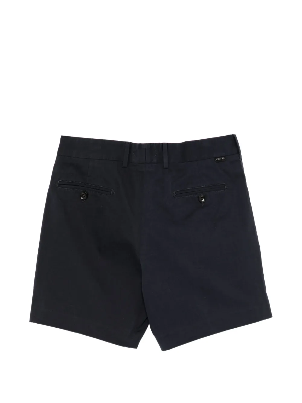 TOM FORD Getailleerde stretch twill shorts Blauw