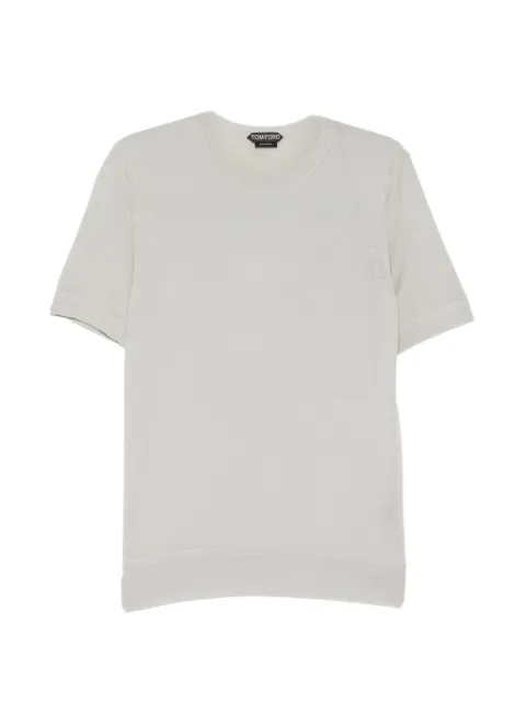 TOM FORD fine-knit short-sleeve T-shirt