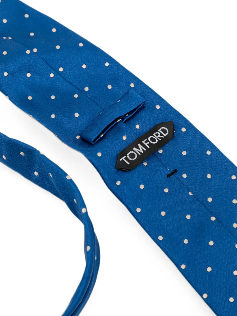 TOM FORD Stropdas met stippen Blauw