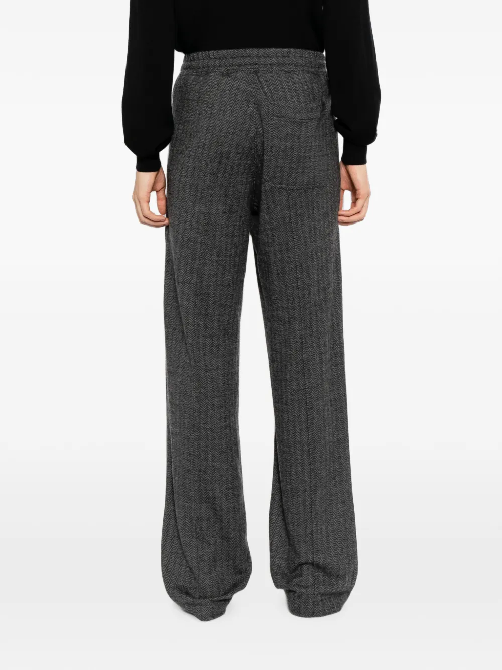 TOM FORD Loungebroek met visgraatpatroon Grijs