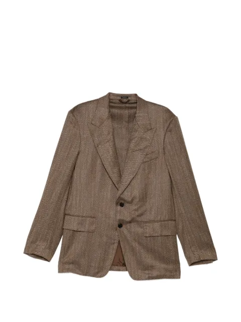 TOM FORD Damier Shelton blazer