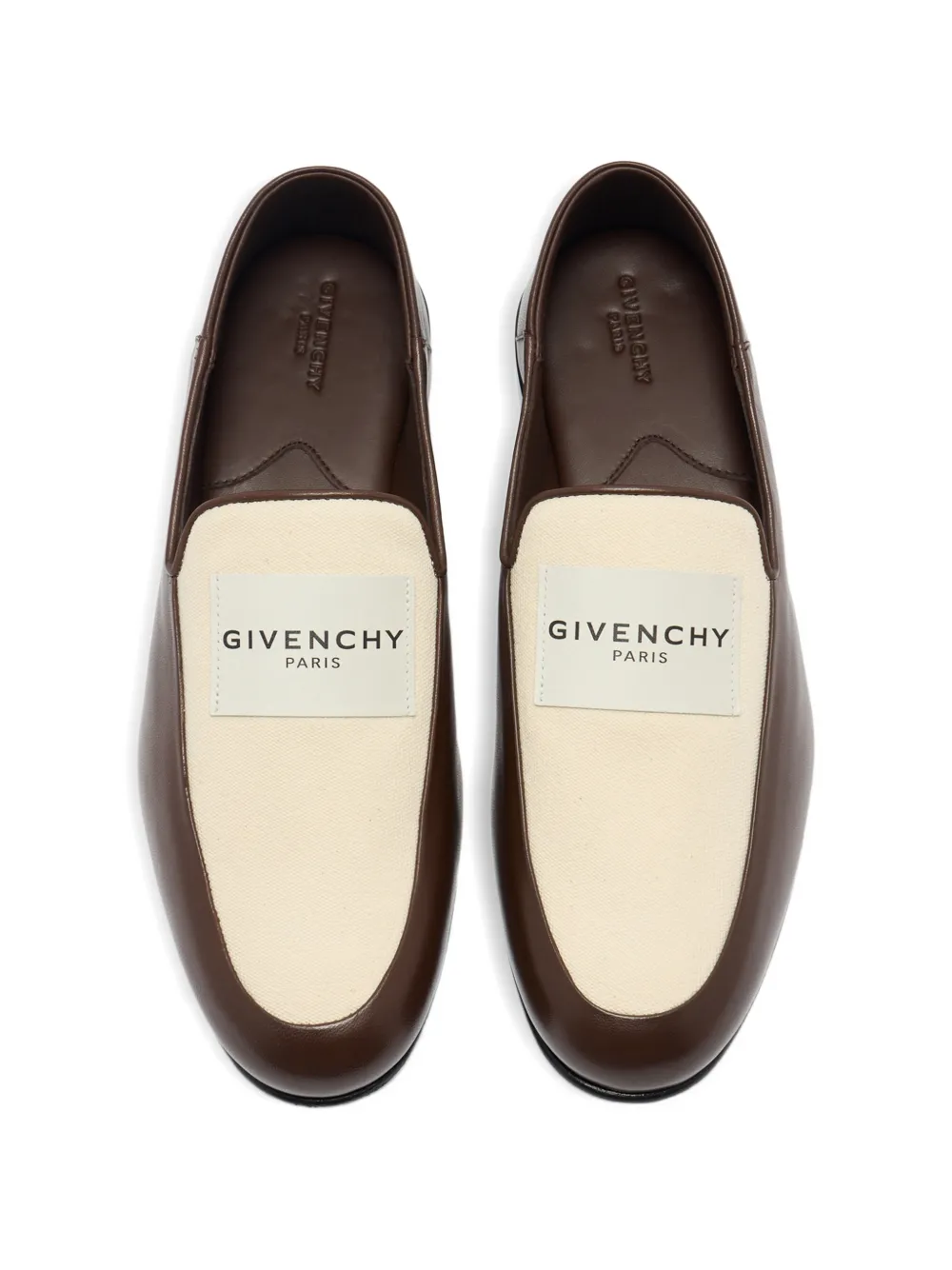 Givenchy logo-patch loafers Bruin