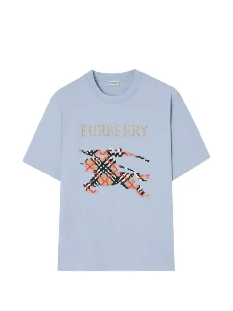 Burberry cross-stitch Knight cotton T-shirt