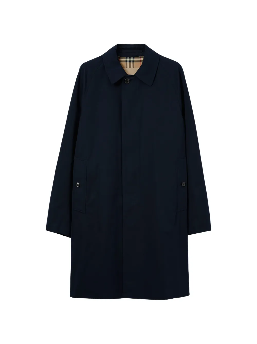Burberry mid-length Camden Heritage car coat - Blue