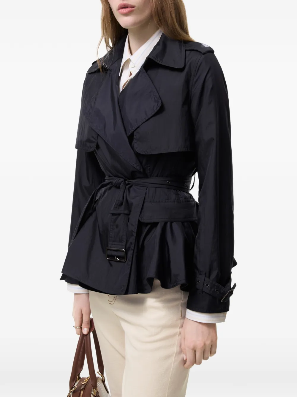 Burberry Nylon Pembury trenchjack Blauw