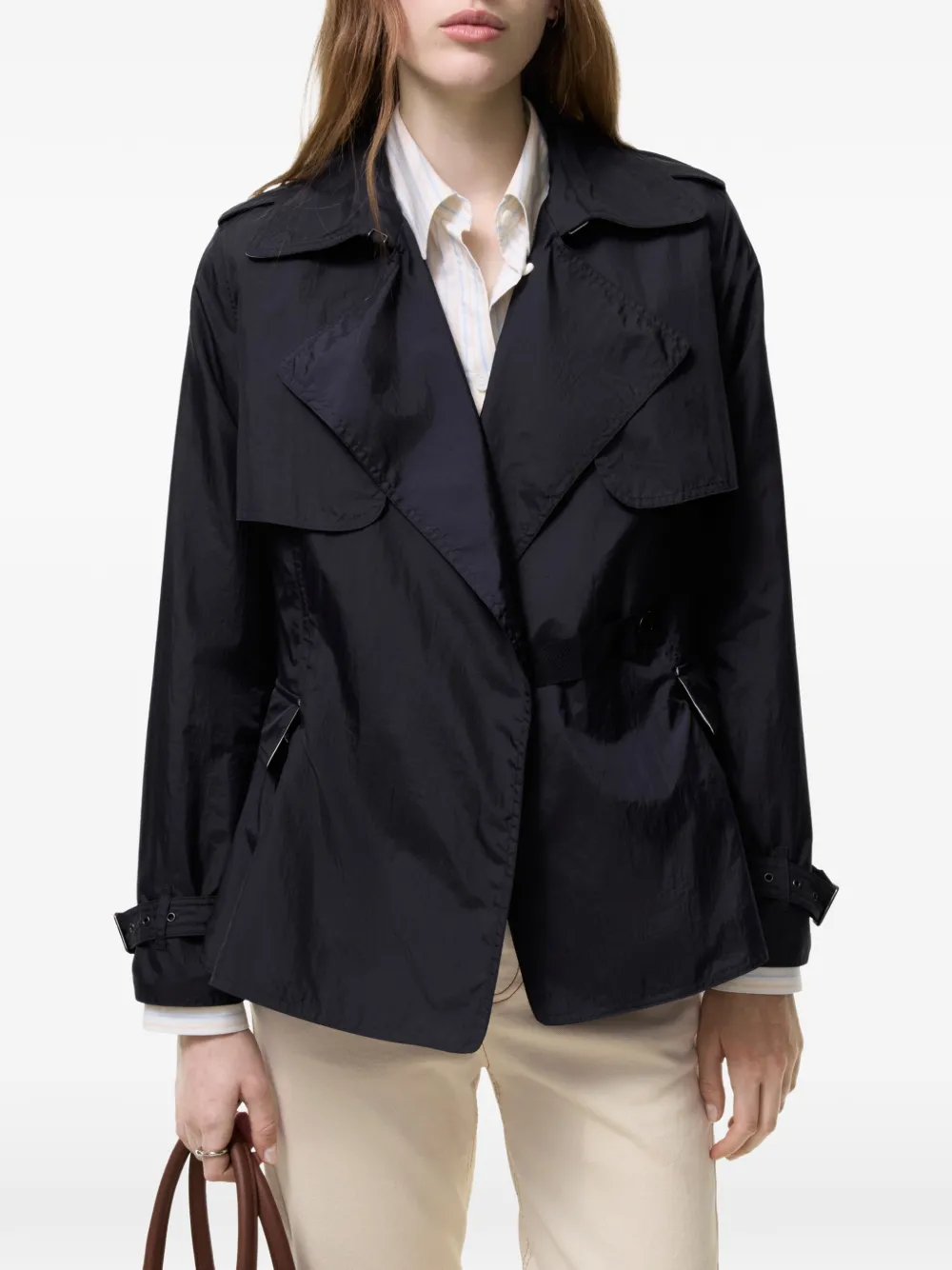 Burberry Nylon Pembury trenchjack Blauw