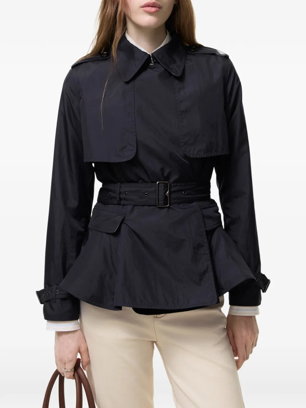Burberry Nylon Pembury trenchjack Blauw