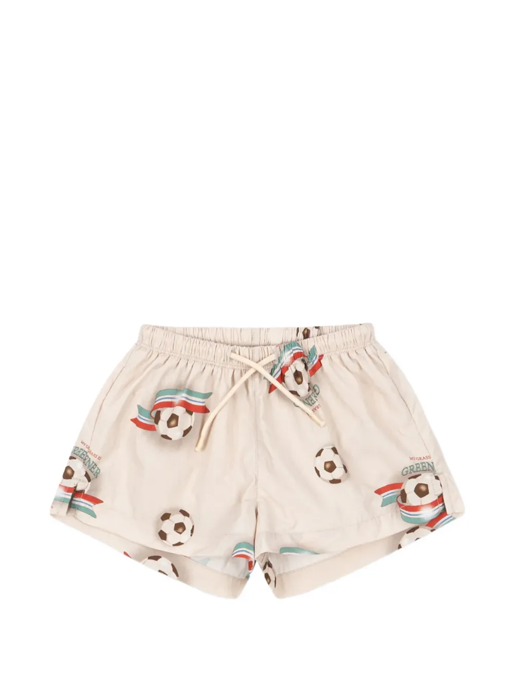 Konges Sløjd Pomio drawstring swim shorts - Toni neutri