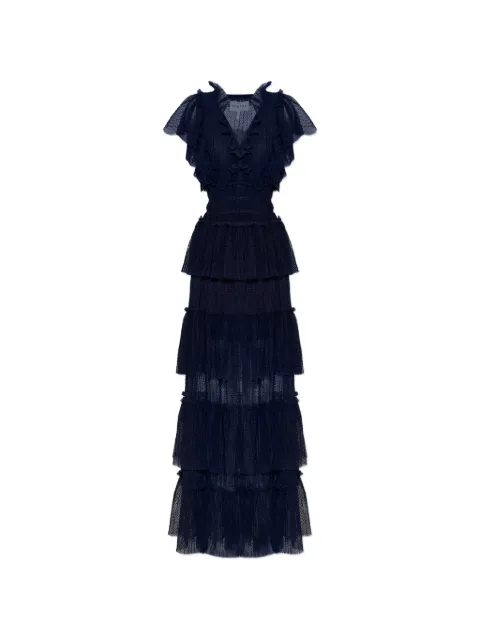 MUNTHE Noriz ruffled tiered maxi dress