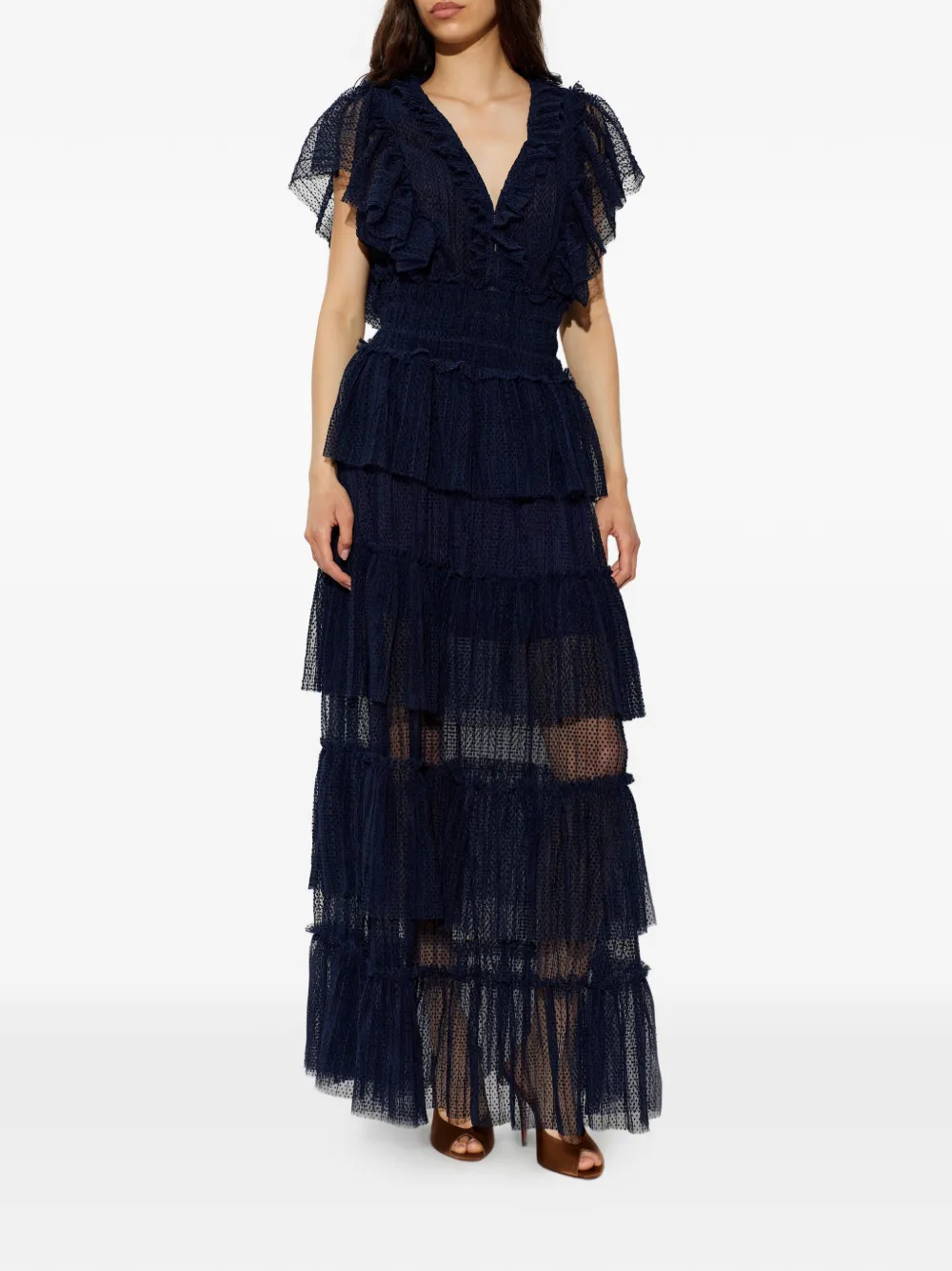  Munthe Vestido Largo Noriz - Azul 