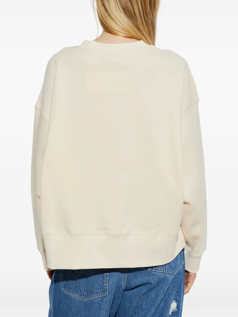 MUNTHE Nakoa katoenen sweater Beige