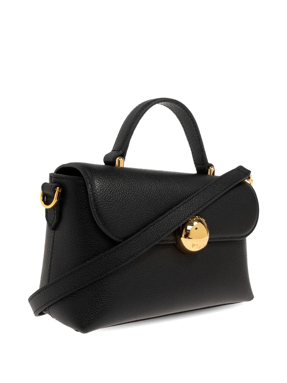 Furla Moonlight bewerkte leren shopper Zwart