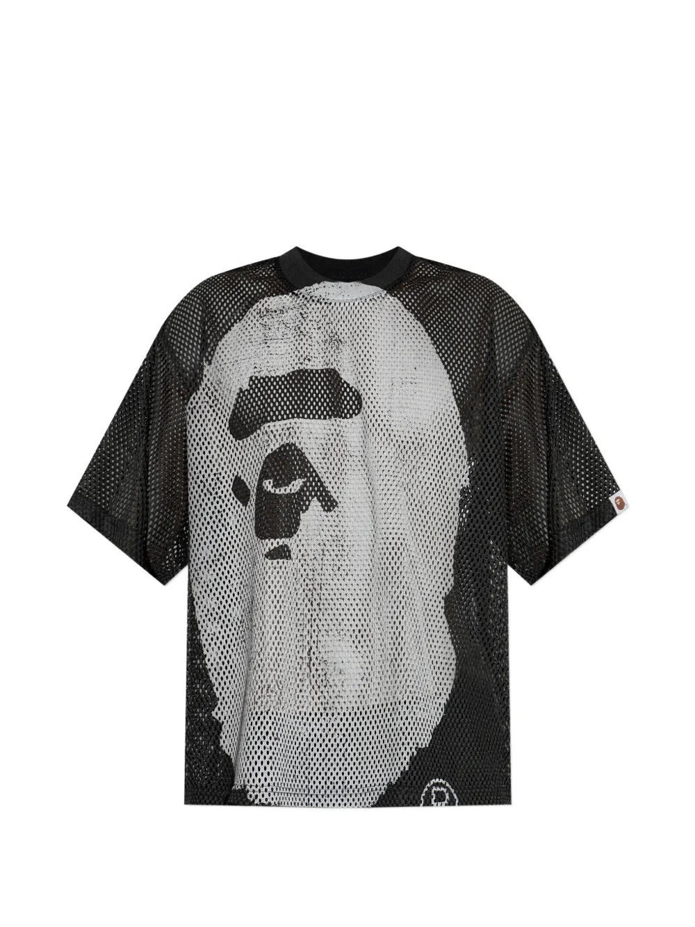 A BATHING APE® Water Print Ape Head relaxed-fit T-shirt - Nero