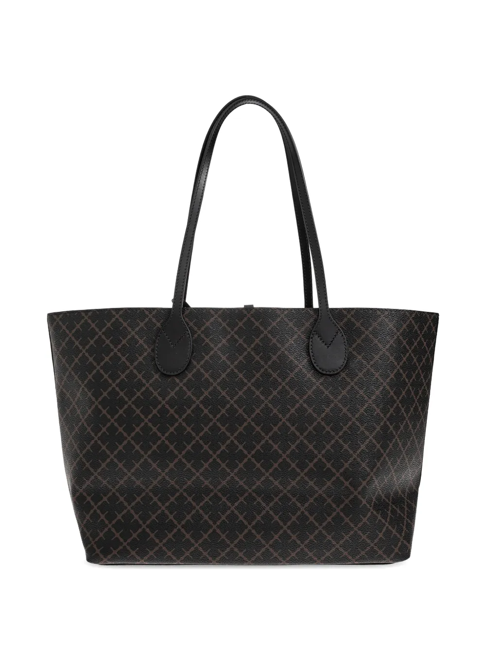  By Malene Birger Bolso Shopper Abigail Con Motivo Gráfico - Negro 