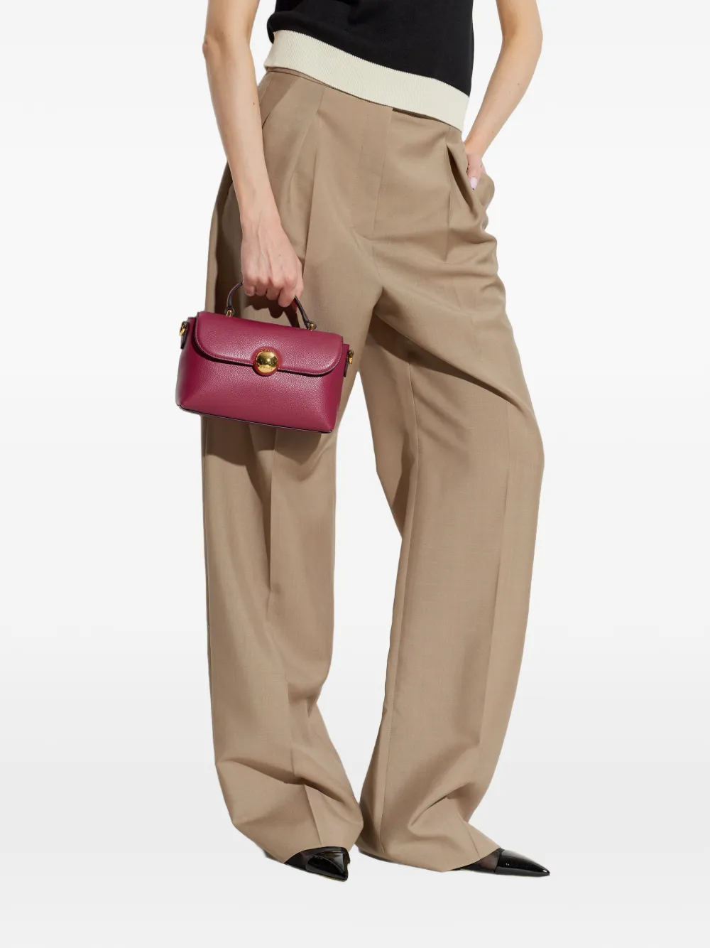 Furla Moonlight leren shopper Roze