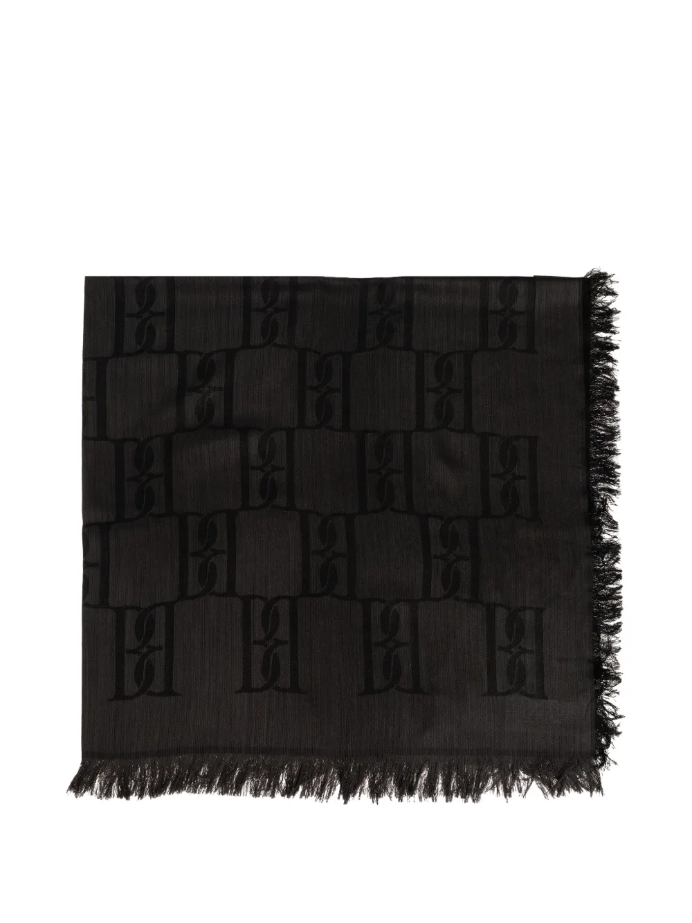 By Malene Birger Mallon sjaal met patroon Zwart