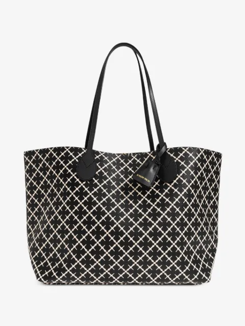 By Malene Birger Abigail monogram-print tote bag