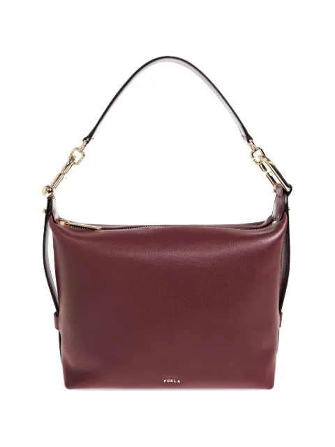 Furla M Tonie logo-plaque leather tote bag