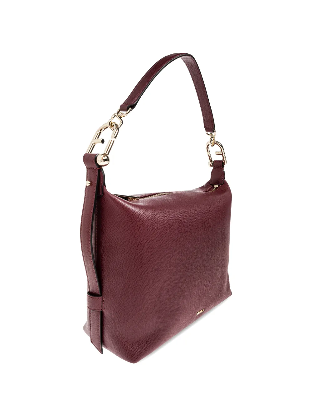 Furla Tonie schoudertas van bewerkt leer Rood
