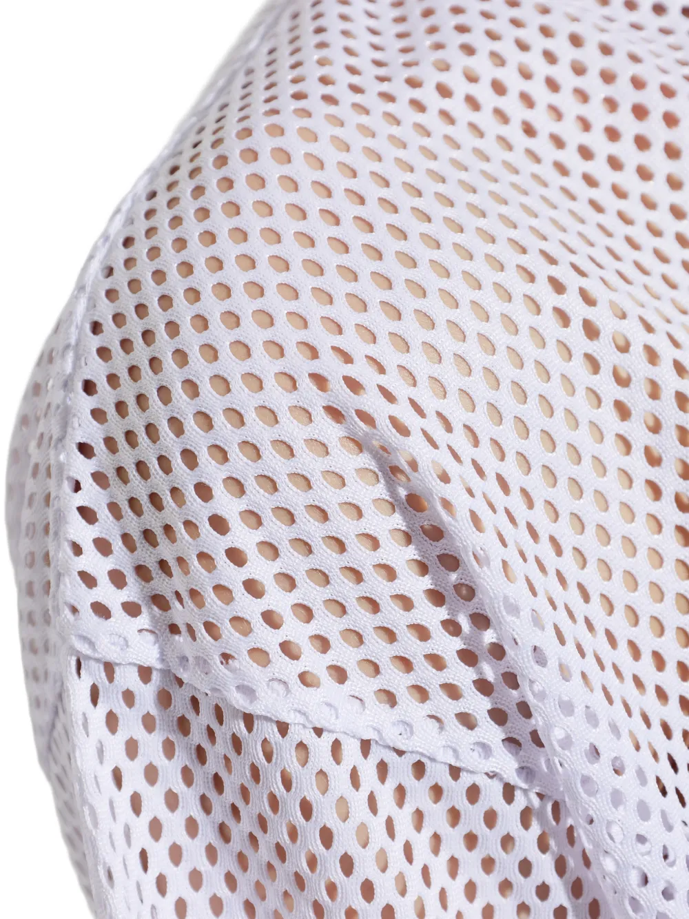 A BATHING APE Head mesh T-shirt Wit