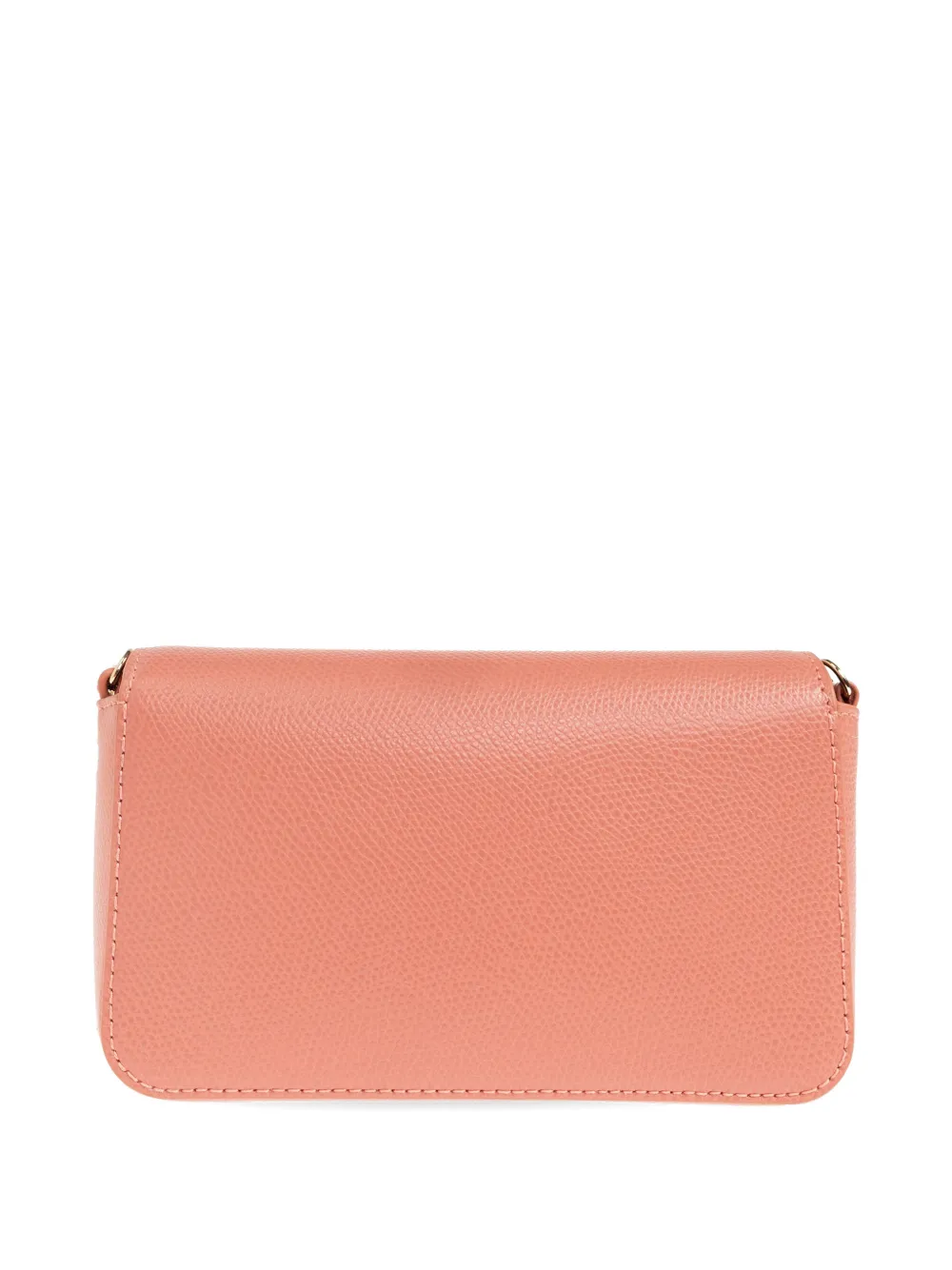 Furla 1927 leren mini-crossbodytas met korrelafwerking Roze