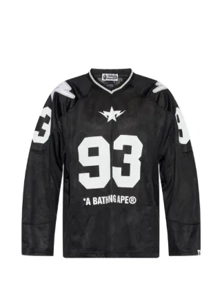 A BATHING APE ロンT A BATHING APE® ロゴ ロングTシャツ | ブラック | FARFETCH JP