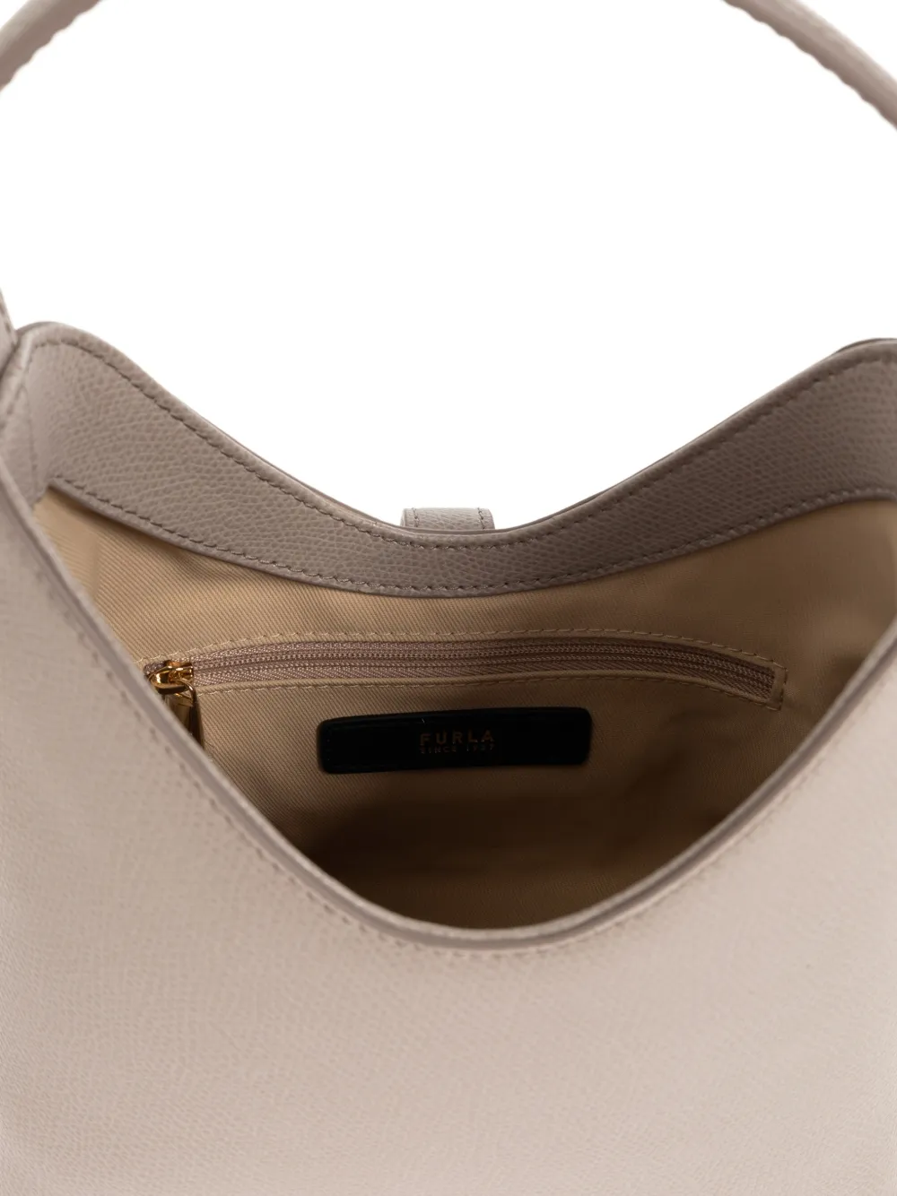 Furla Iride leren mini-tas Grijs