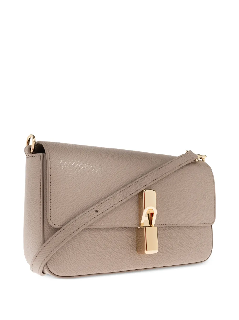 Furla Iride kleine leren crossbodytas Grijs
