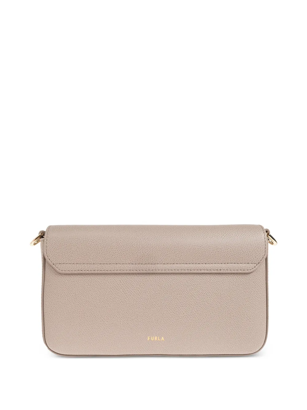Furla Iride kleine leren crossbodytas Grijs