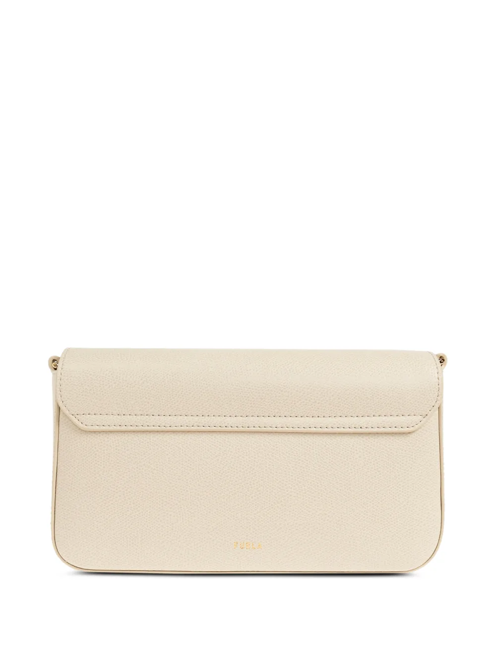 Furla Leren schoudertas Beige