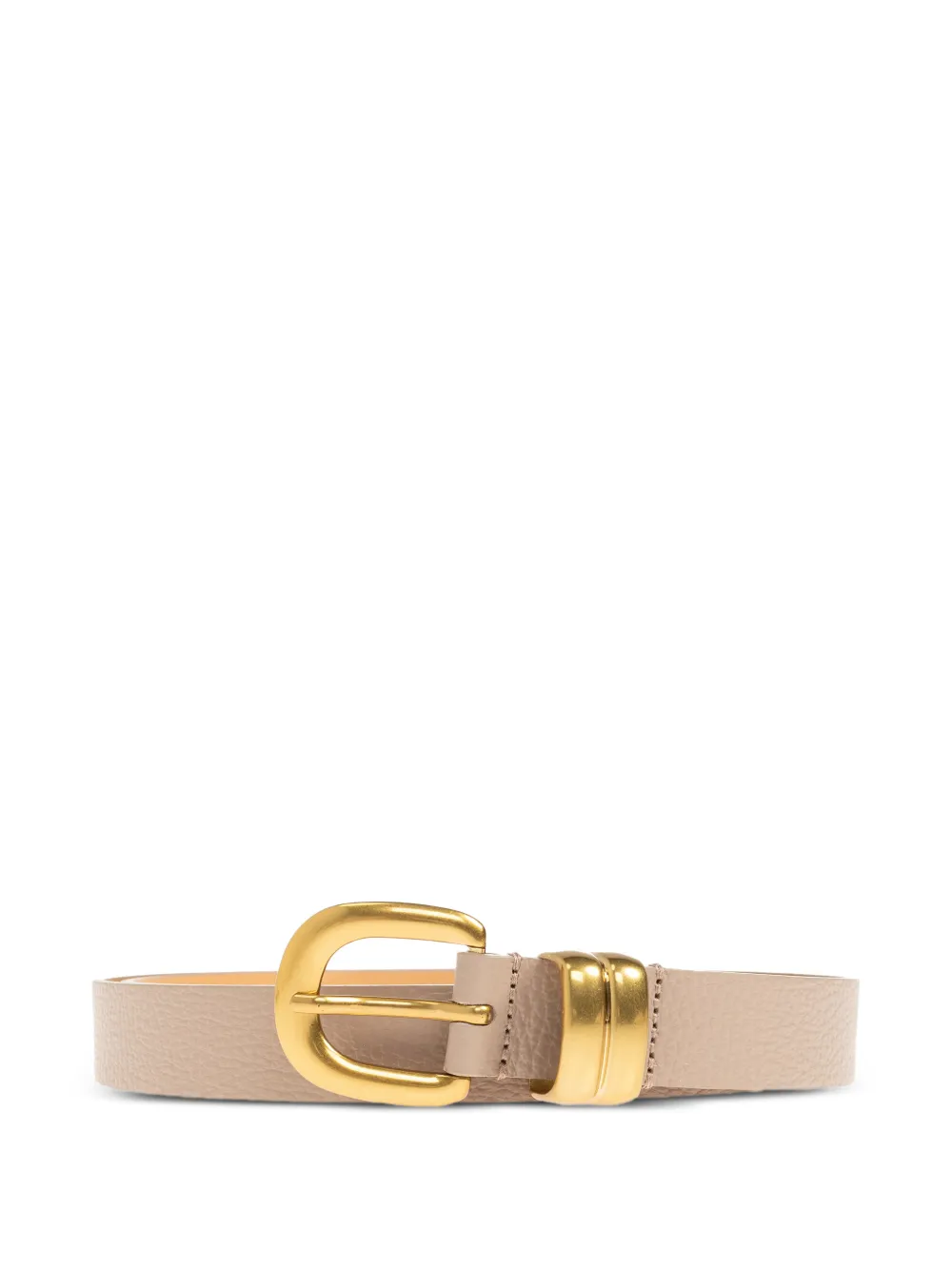 By Malene Birger Zoilo pebbled leather belt - Toni neutri