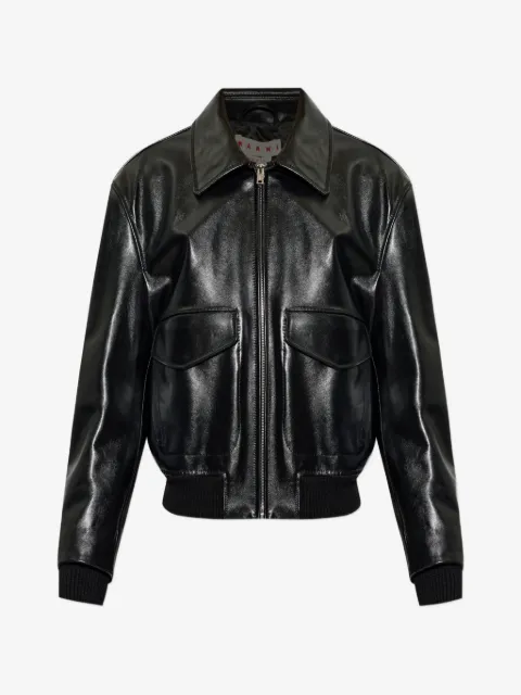 Marni leather jacket