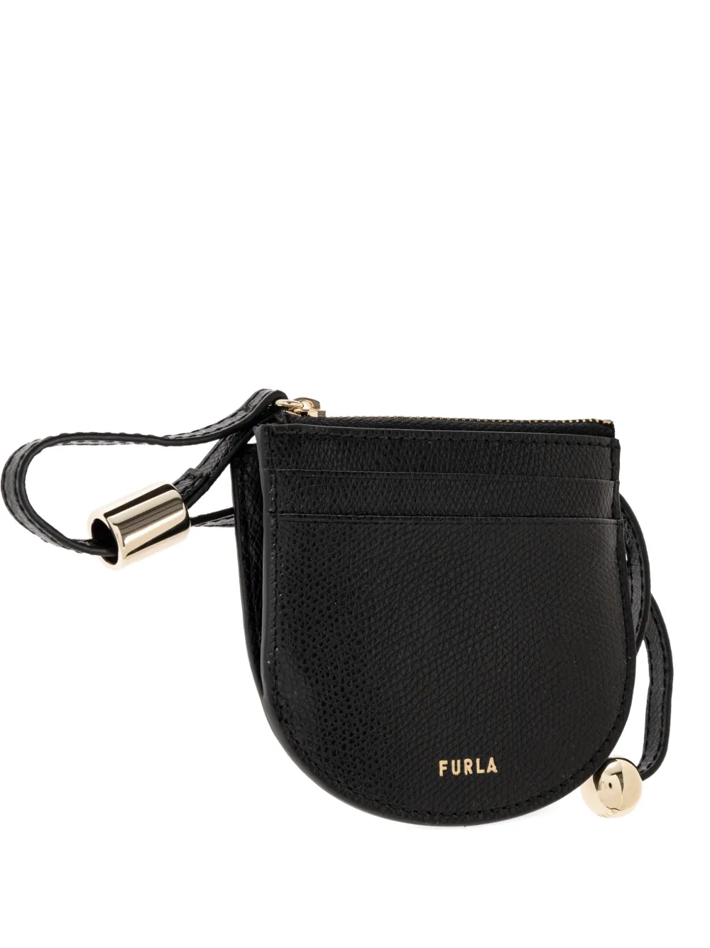 Furla Laura logo-print card-holder - Nero