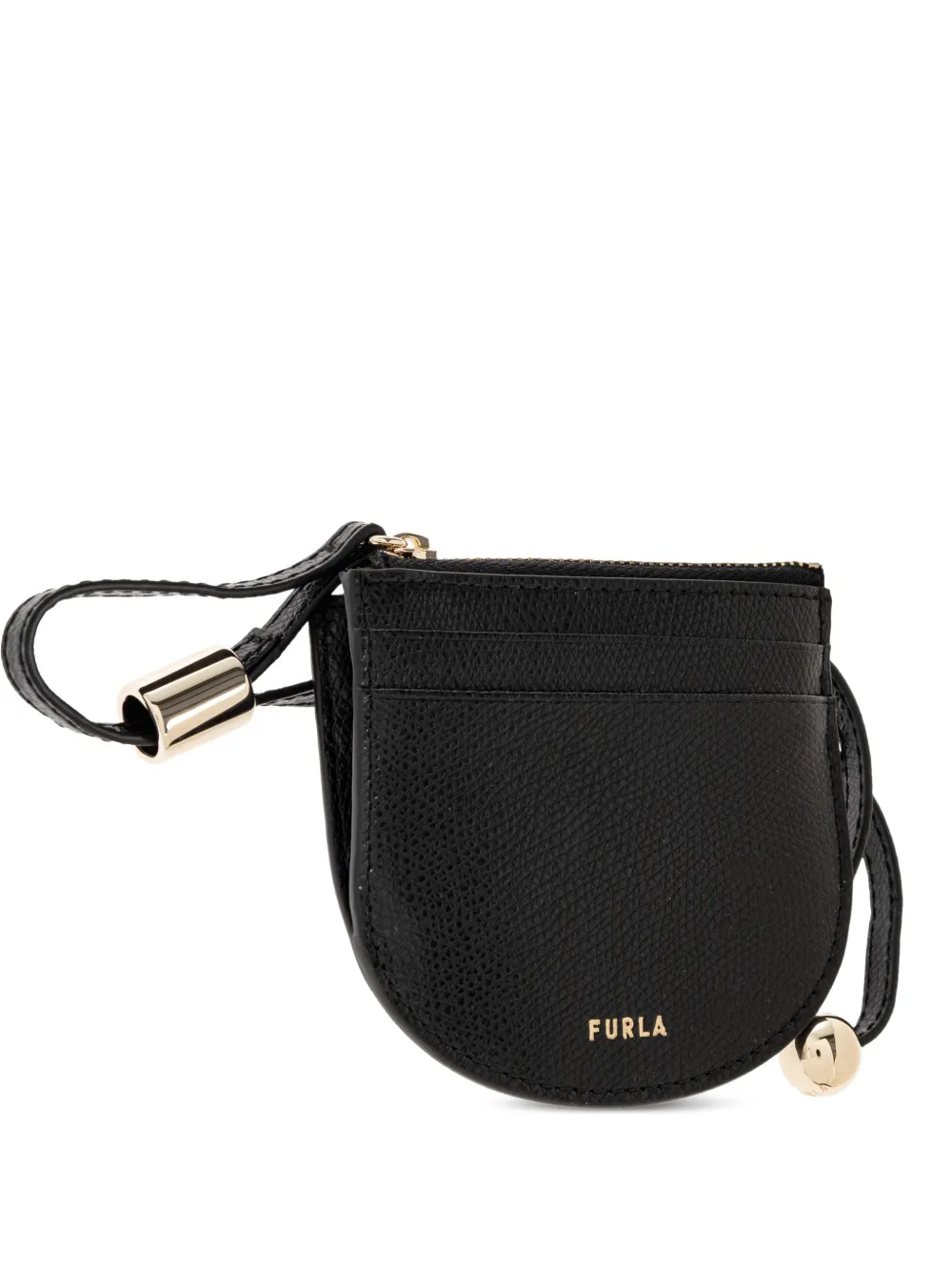 Furla Laura logo-print card-holder - Nero