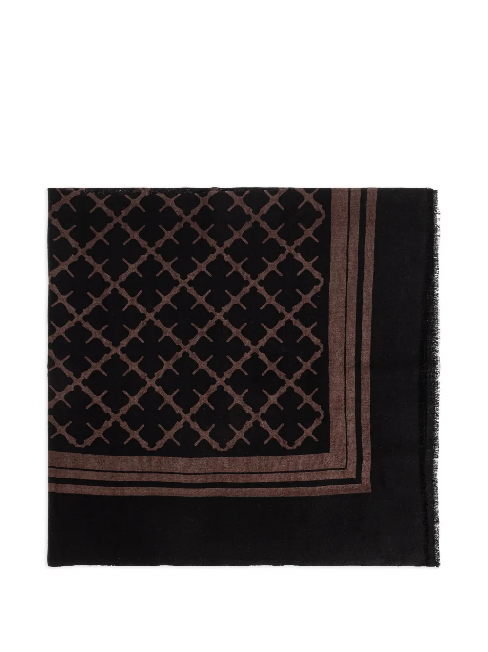 By Malene Birger Cornelis patterned scarf - Nero