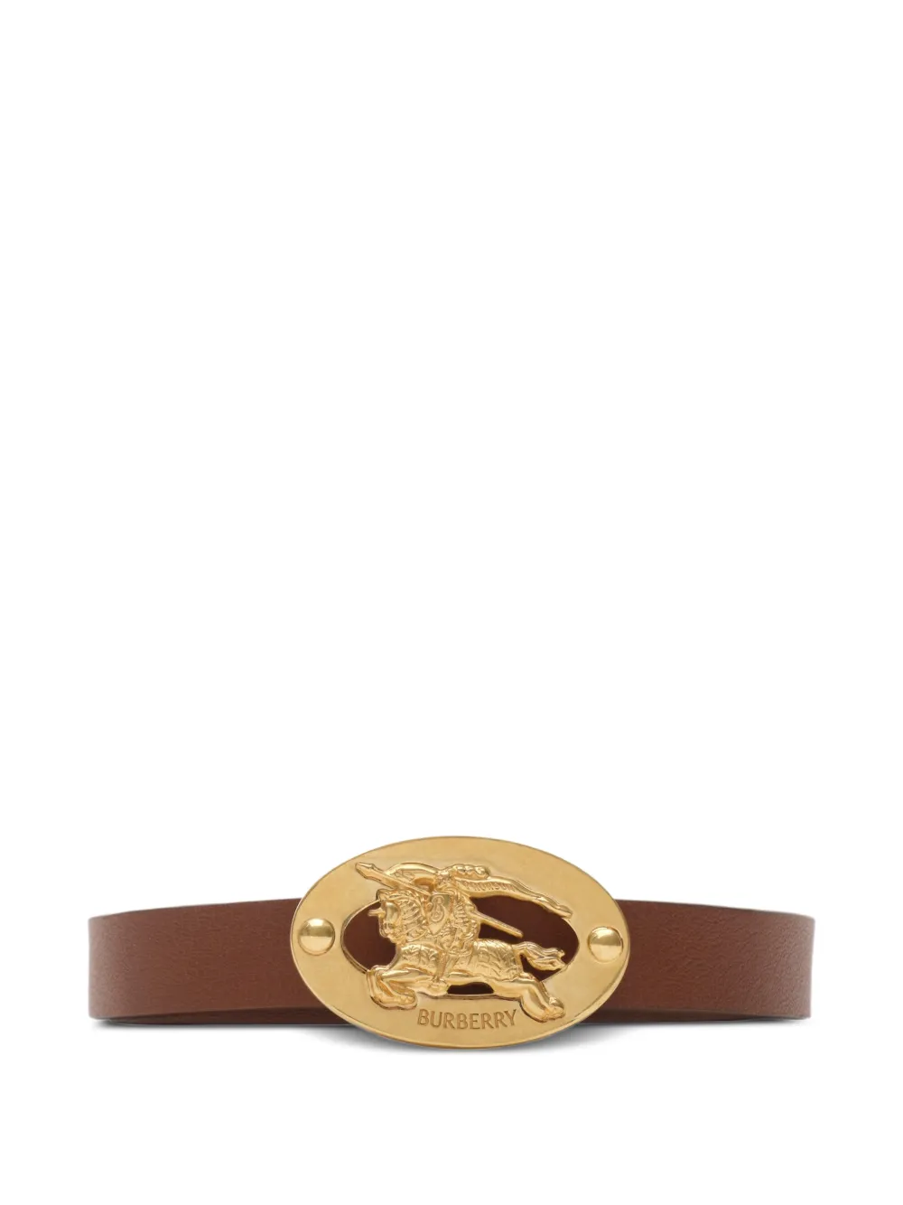 Burberry Omkeerbare geruite ovale riem Beige