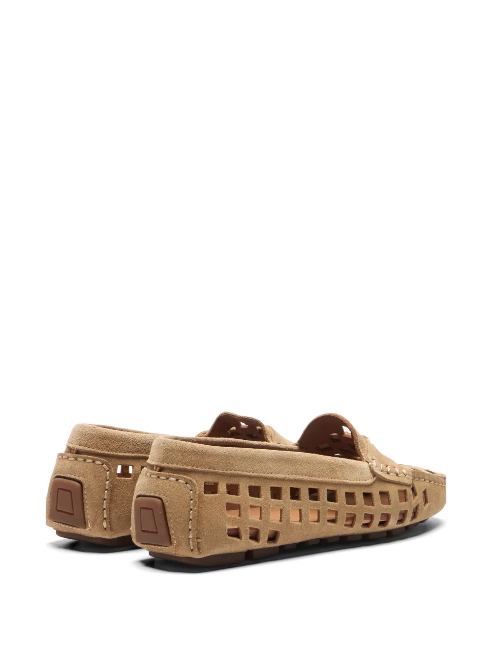 Casadei C-Chain laser-cut loafers Beige