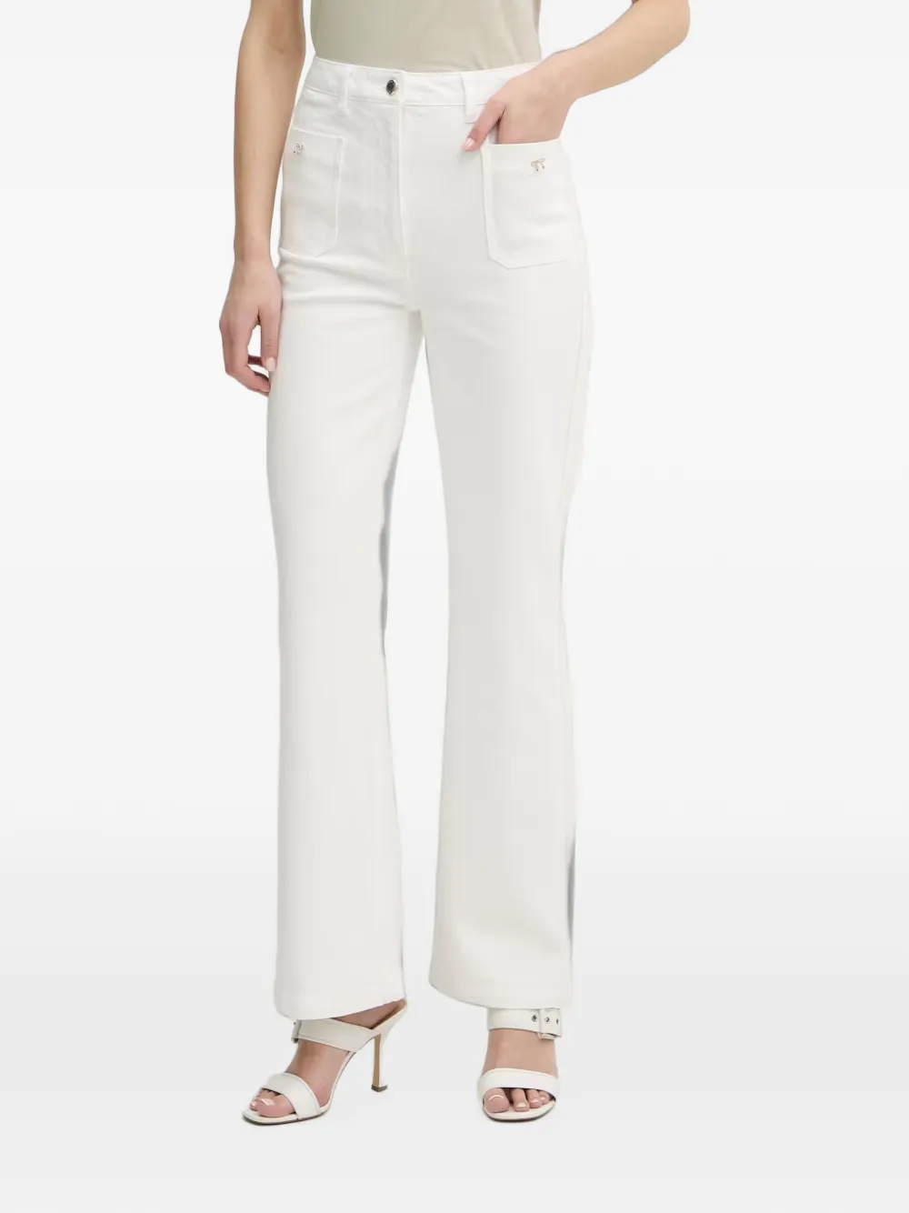 Morgan patch-pocket jeans | blanco | Image 1