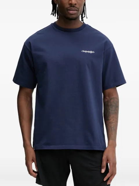 Napapijri Fluorite graphic-print logo-embroidered T-shirt